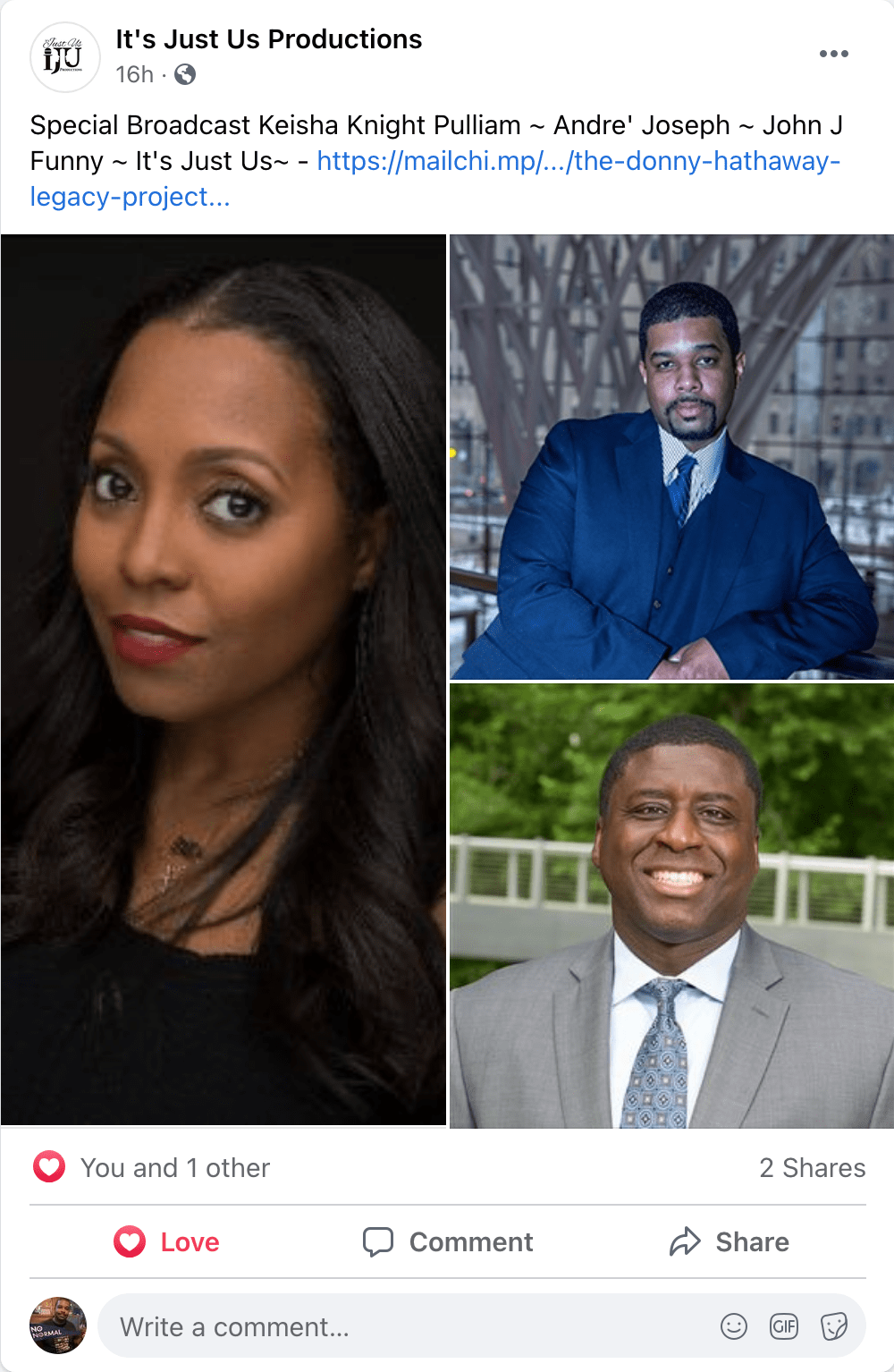 Andre´ Joseph New Interview on It’s Just Us Radio Show&nbsp;9/20/21