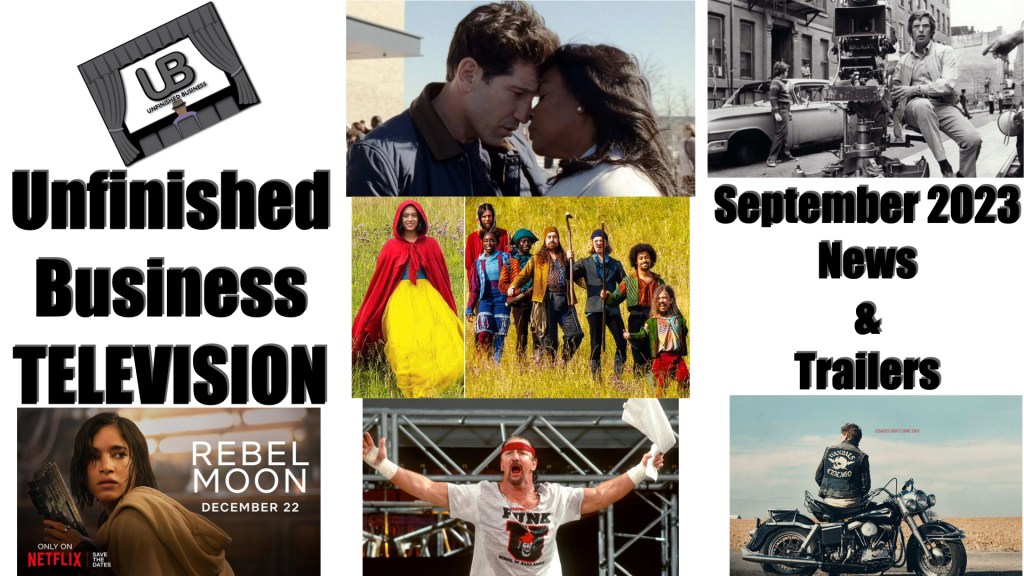 Unfinished Business TELEVISION: September 2023 News &&nbsp;Reviews