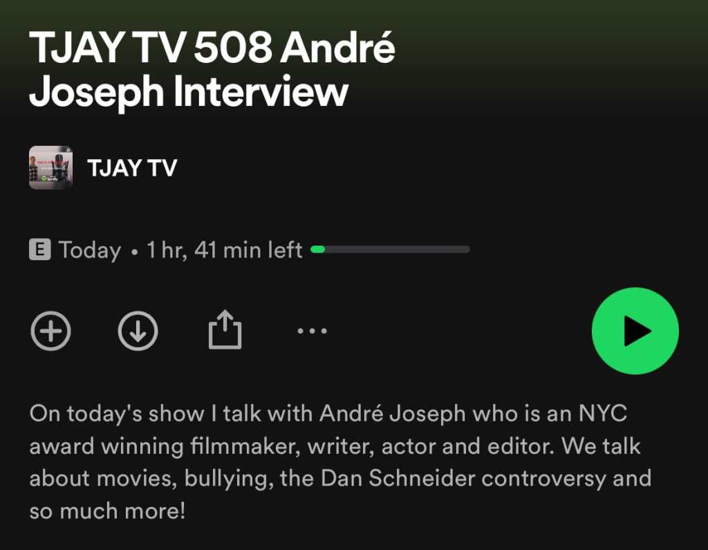 TJAY TV Andre Joseph&nbsp;Interview
