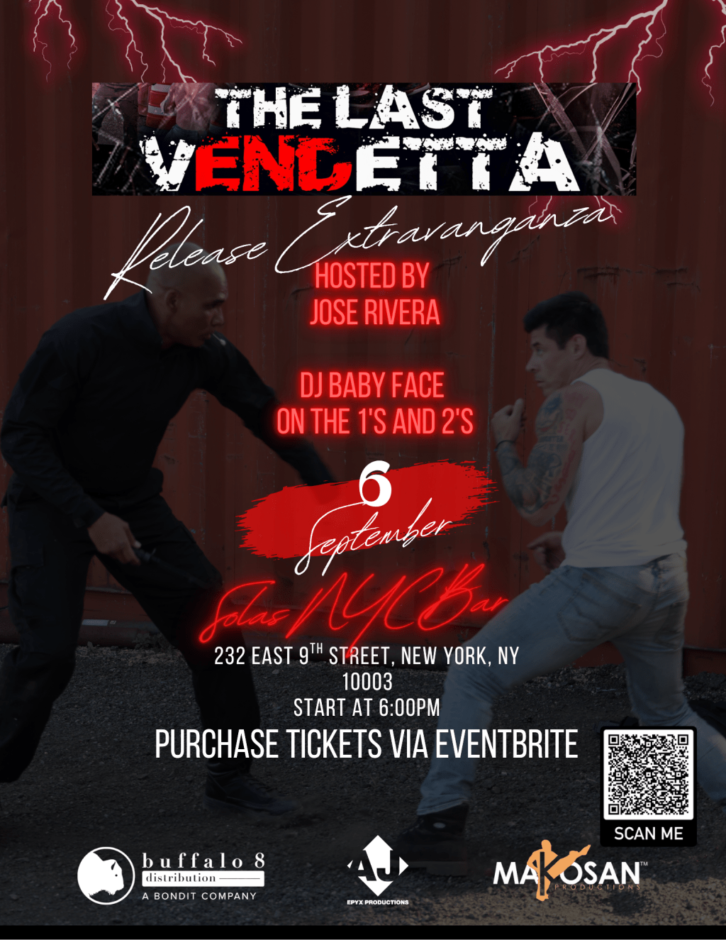 THE LAST VENDETTA Release Extravaganza Only 3 Days&nbsp;Away!